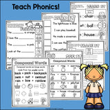 Compound Words Worksheets and Activities for Early Readers