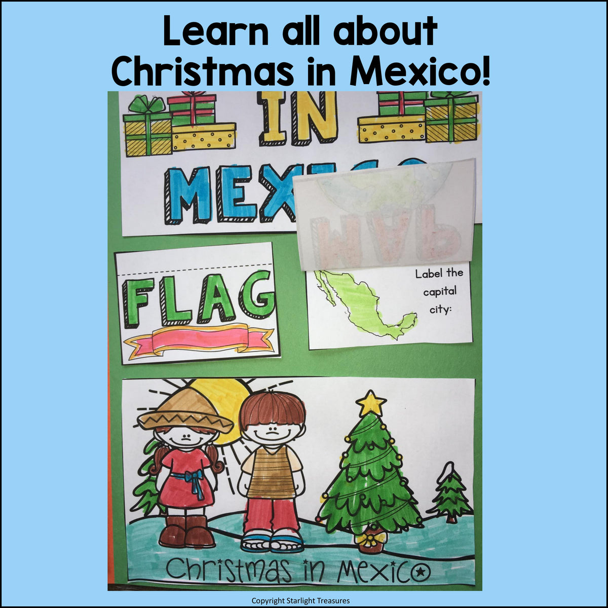Christmas in Mexico Lapbook for Early Learners – Starlight Treasures LLC