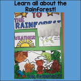 Rainforest Lapbook for Early Learners - Animal Habitats