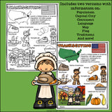Thanksgiving Fact Sheet for Early Readers