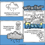 Natural Disasters Mini Book for Early Readers