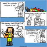 Danica Patrick Mini Book for Early Readers: Women's History Month