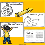 Colors of the Week: Yellow Mini Book