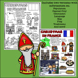Christmas in France Fact Sheet for Early Readers