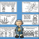 American Revolutionary War Mini Book for Early Readers