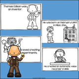 Thomas Edison Mini Book for Early Readers: Inventors