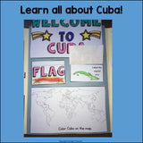Cuba Lapbook for Early Learners - A Country Study