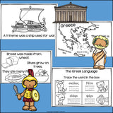 Ancient Greece Mini Book for Early Readers