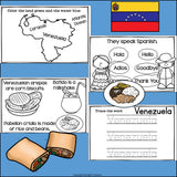 Venezuela Mini Book for Early Readers - A Country Study