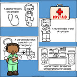Medical Careers Mini Book for Early Readers