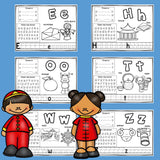 Alphabet Workbook: Worksheets A-Z Chinese New Year