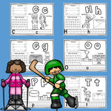 Worksheets A-Z Winter Olympics 2018