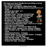 Classroom Decor Pack - Camping Theme