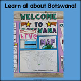 Botswana Lapbook for Early Learners - A Country Study