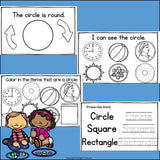 Learn Our Shapes: Shapes Mini Book for Early Readers