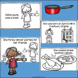 Edna Lewis Mini Book for Early Readers: Black History Month