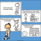 Carli Lloyd Mini Book for Early Readers: Women's History Month