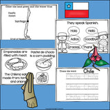 Chile Mini Book for Early Readers - A Country Study