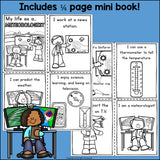 Meteorologist Mini Book for Early Readers - Careers and Community Helpers