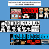Community Helpers Cut n' Color Bookmarks