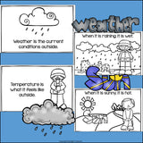 Weather Mini Book for Early Readers
