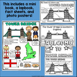 Tower Bridge Complete Unit for Early Learners - World Landmarks