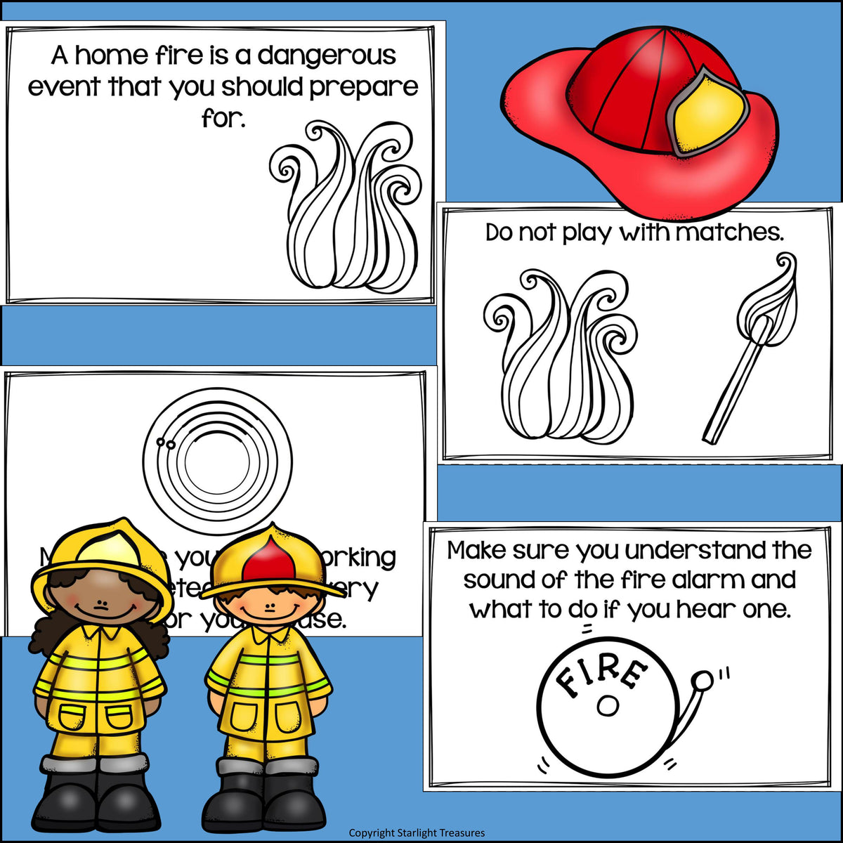 fire-safety-mini-book-for-early-readers-starlight-treasures-llc for Fire Safety Booklet Printable Free Fire Safety Mini Book for Early Readers – Starlight Treasures LLC for Fire Safety Booklet Printable Free