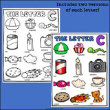 Alphabet Posters for Early Readers, Alphabet Letter of the Week FREEBIE