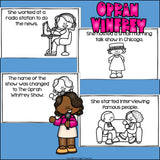 Oprah Winfrey Mini Book for Early Readers: Women's History Month