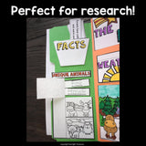 Forest Lapbook for Early Learners - Animal Habitats