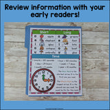 Quick Reference Guide Lapbook for Early Readers FREEBIE