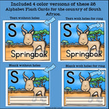 South Africa Flash Cards