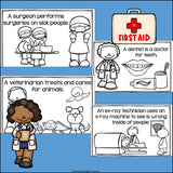 Medical Careers Mini Book for Early Readers