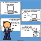 Tim Berners-Lee Mini Book for Early Readers: Inventors