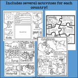 All About North America Complete Unit