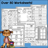 Rhyming Words Worksheets and Activities for Early Readers