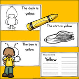 Colors of the Week: Yellow Mini Book