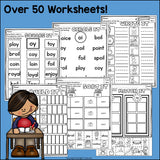 Vowel Pairs OI, OY Worksheets and Activities for Early Readers