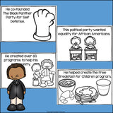 Huey P. Newton Mini Book for Early Readers: Black History Month