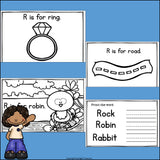 Alphabet Letter of the Week: The Letter R Mini Book