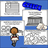Greece Mini Book for Early Readers - A Country Study