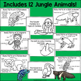 The Rainforest Mini Book for Early Readers: Rainforest Animals