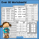 Double Consonants Worksheets and Activities for Early Readers