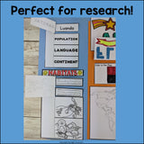 Angola Lapbook for Early Learners - A Country Study