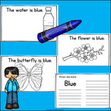 Colors of the Week: Blue Mini Book