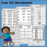 Ending Blends Worksheets and Activities for Early Readers