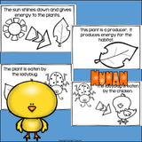 Human Food Chain Mini Book for Early Readers - Food Chains