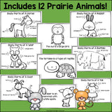The Prairie Mini Book for Early Readers: Prairie Animals