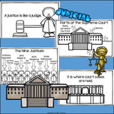 Supreme Court Mini Book for Early Readers: American Symbols