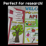 Apple Lapbook for Early Learners - Plant Study